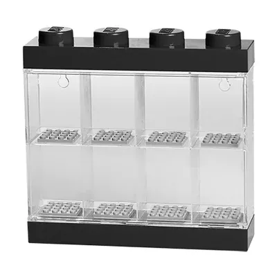 LEGO Minifigure Display Case 8 Black