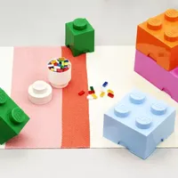 LEGO Storage Brick 2 Bright Blue