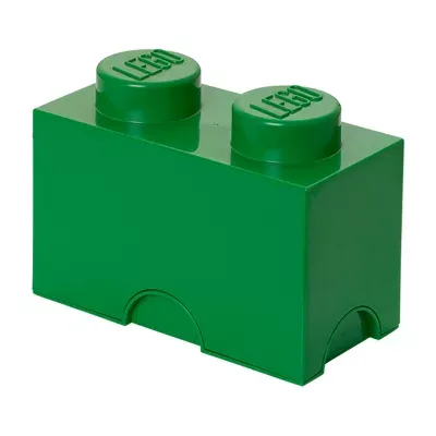 LEGO Storage Brick 2 Dark Green