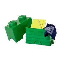 LEGO Storage Brick 2 Dark Green