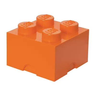 LEGO Storage Brick 4 Bright Orange