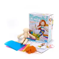 Toysmith 4m Mermaid Doll Making Kit 15-pc. Kids Craft Kit