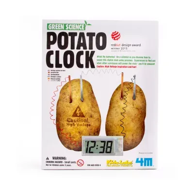 Toysmith 4m Potato Clock; Brown