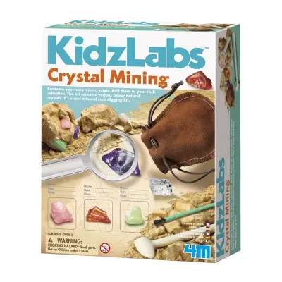 Toysmith 4m Kidzlabs Crystal Mining Kit