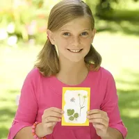 Toysmith 4m Pressed Flower Art Kit; Multi 20-pc. Kids Craft Kit