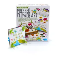 Toysmith 4m Pressed Flower Art Kit; Multi 20-pc. Kids Craft Kit