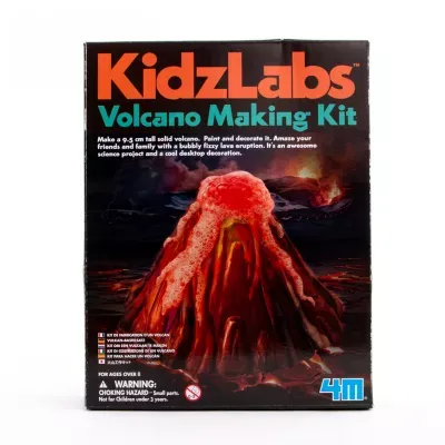 Toysmith 4m Kidzlabs Volcano Making Kit - Diy Geology Chemistry Lab Stem Toys Gift For Kids & Teens; Boys & Girls; Model:3431 Discovery Toy