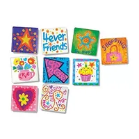 Toysmith 4m 4563 Magnetic Mini Tile Art - Diy Paint Arts & Crafts Magnet Kit For Kids - Fridge; Locker; Party Favors; Craft Project Gifts For Boys & Girls Kids Craft Kit