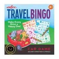 Eeboo Travel Bingo Game Ages 4+ 8-pc. Travel Games