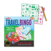 Eeboo Travel Bingo Game Ages 4+ 8-pc. Travel Games