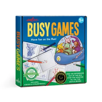Eeboo Busy Game Set Travel Set Ages 5+