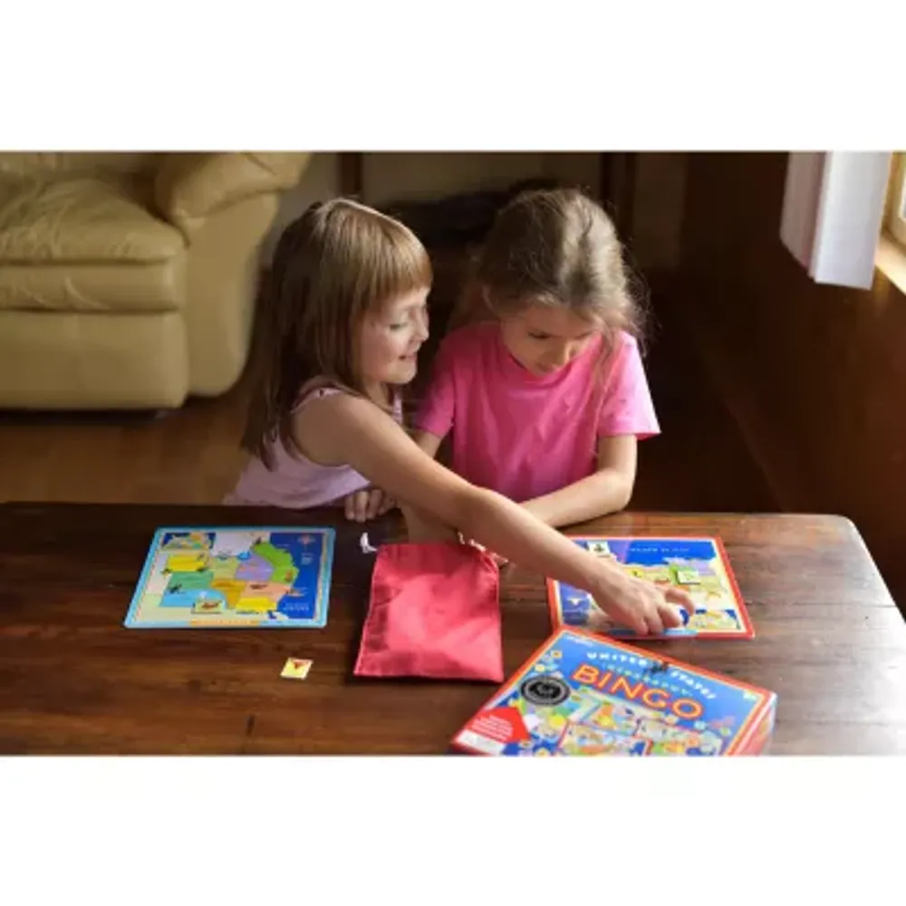Eeboo United States Geography Bingo Game Brain Game