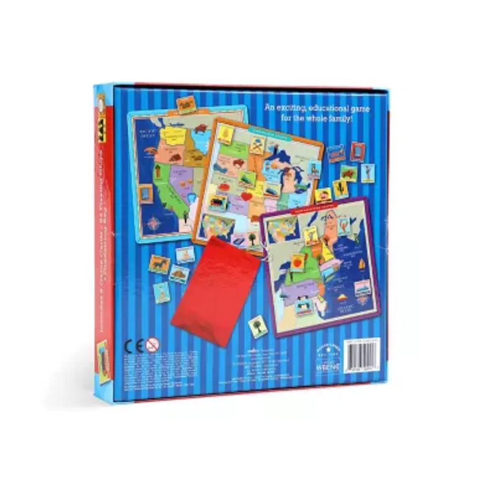 Eeboo United States Geography Bingo Game Brain Game