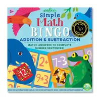 Eeboo Simple Math Bingo Game Ages 5+