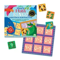 Eeboo Simple Math Bingo Game Ages 5+