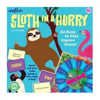 Eeboo Sloth In A Hurry Action Board Game Board Game