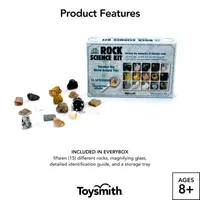 Toysmith Rock Science Kit Discovery Toy