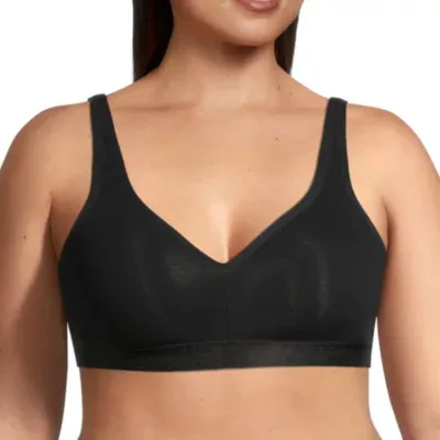 Ambrielle Organic Cotton Tailored Unlined Wirefree Bra