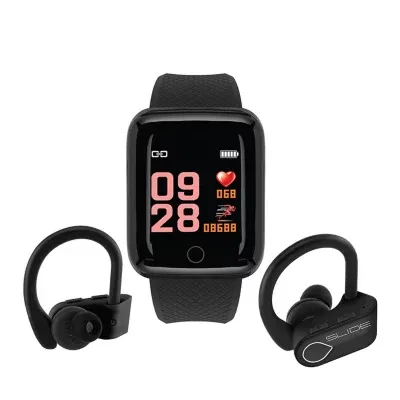 Fitness Tracker & True Wireless Sport Earbuds Combo