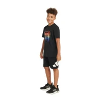 adidas Big Boys Crew Neck Short Sleeve Graphic T-Shirt