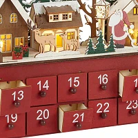 North Pole Trading Co. Sleigh Christmas Advent Calendar