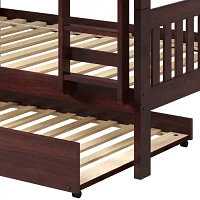 Austin Mission Full over Full Bunk Bed with Twin Trundle