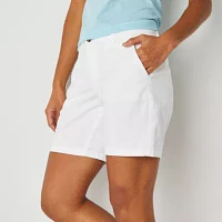 a.n.a Womens Mid Rise 7" Chino Short