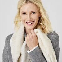 Liz Claiborne Womens Cowl Neck Long Sleeve Pullover Sweater