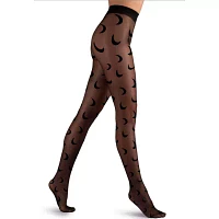 Lechery 1 Pair Moon Print Tights