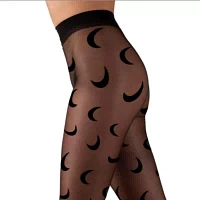 Lechery 1 Pair Moon Print Tights