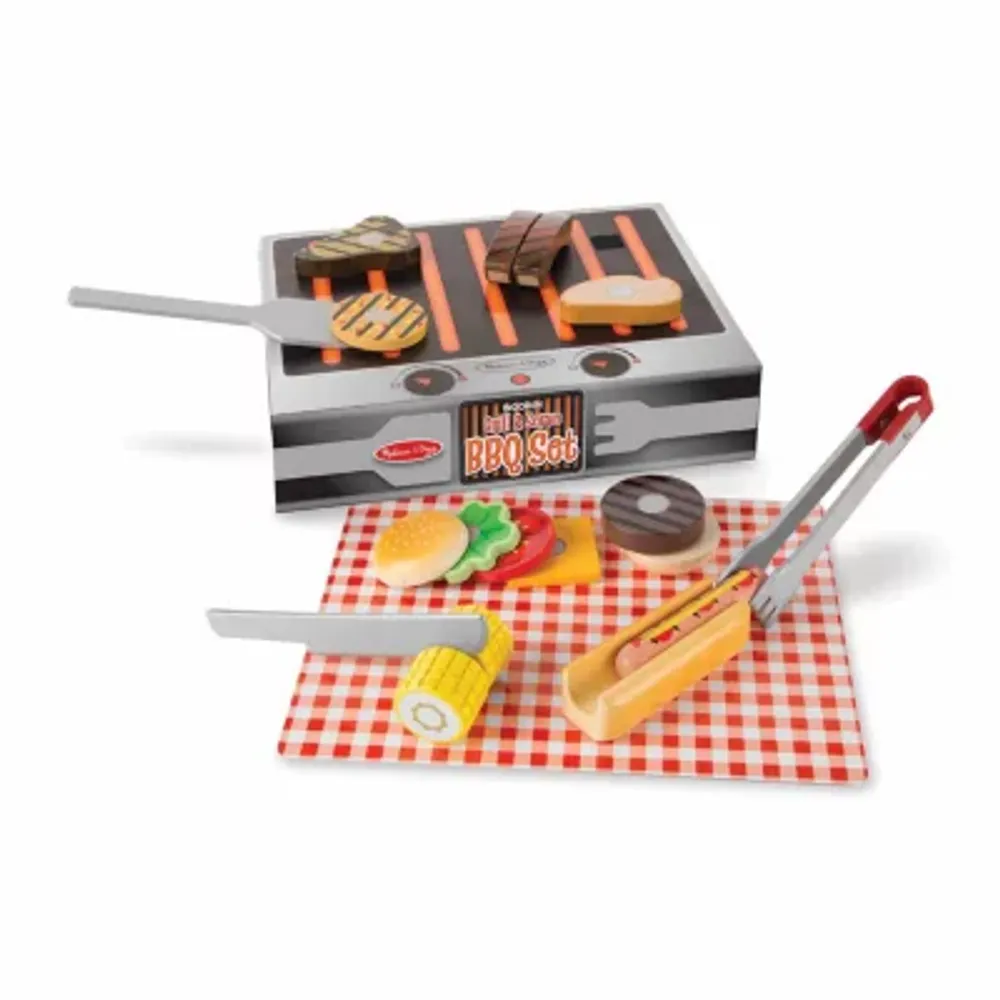 Melissa & Doug Grill & Serve Bbq Set Play Kitchen