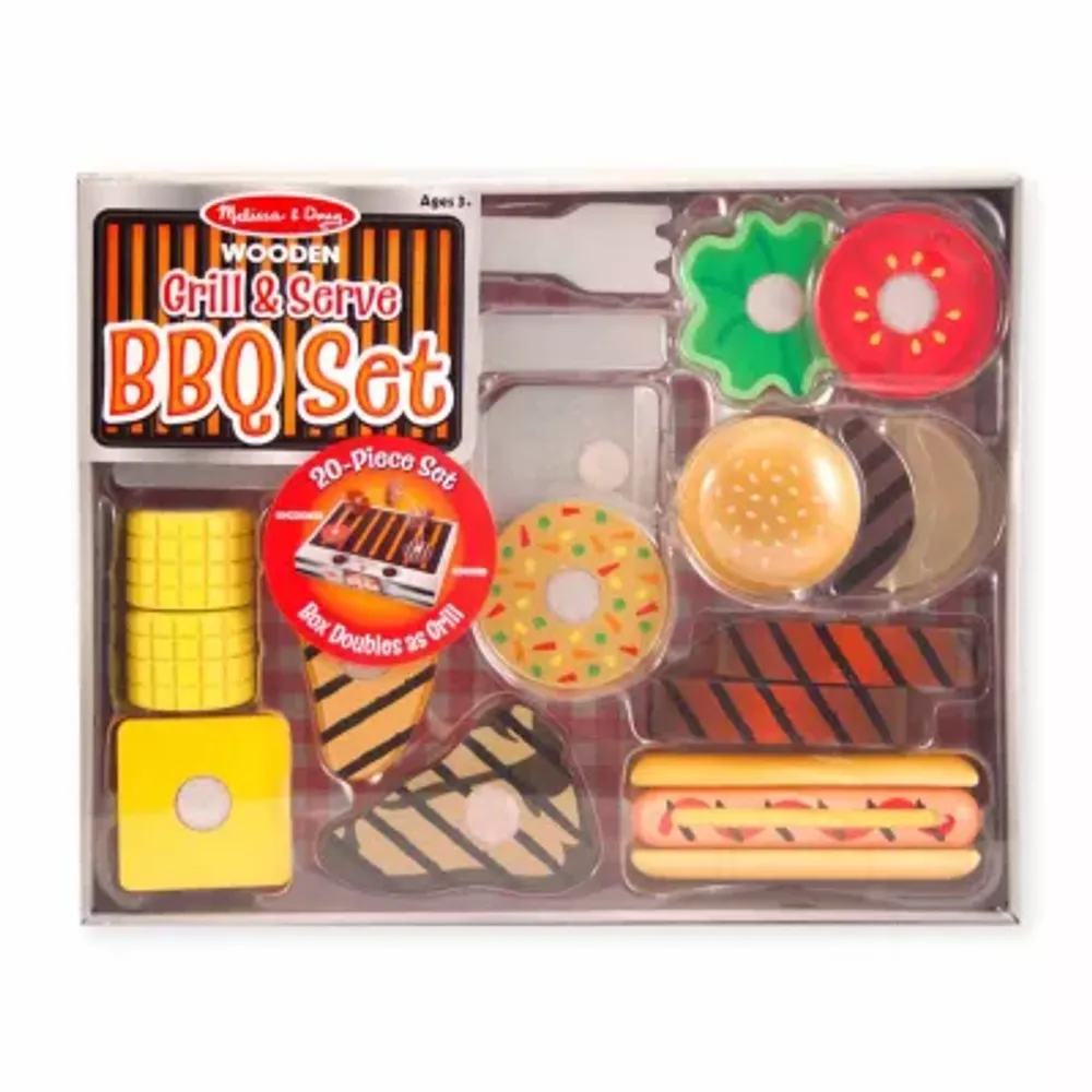 Melissa & Doug Grill & Serve Bbq Set Play Kitchen