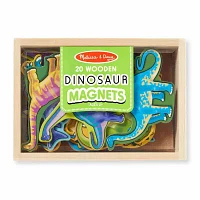 Melissa & Doug Wooden Dinosaur Magnets Discovery Toy