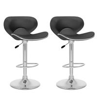 2-Pc. Form Fitting Adjustable Barstools