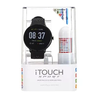 Itouch Sport With Wireless Earbuds Mens Black Smart Watch It7805b04i-271