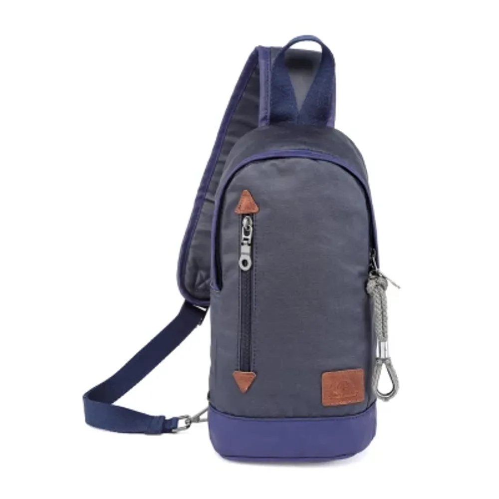 TSD Brand Urban Light Coated Canvas Sling Bag Backpack