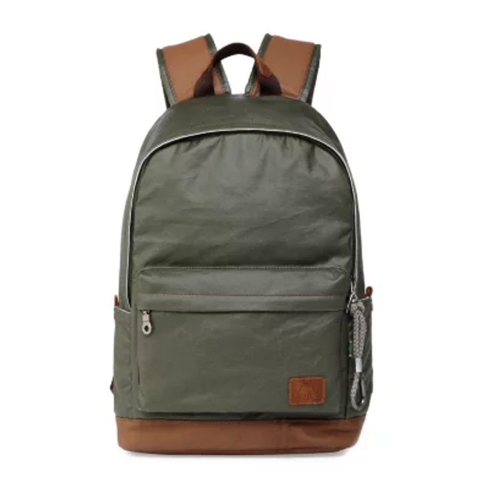 TSD Brand Urban Light Coated Canvas Laptop Backpack