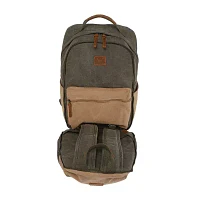 TSD Brand Trail Tree Double Canvas Laptop Backpack