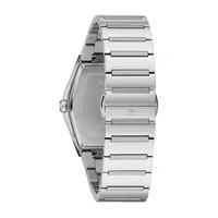 Bulova Mens Silver Tone Stainless Steel Bracelet Watch 96a258