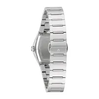 Bulova Womens Silver Tone Stainless Steel Bracelet Watch 96l293