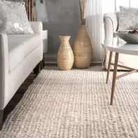 nuLoom Handmade Benavides Tassel Rectangular Rug