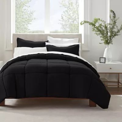 Serta Simply Clean™ Midweight Antimicrobial Treated Comforter Set