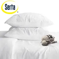 Serta Simply Clean™ Pleated Antimicrobial Treated Duvet Cover Set