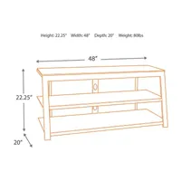 Signature Design by Ashley® Rollynx Living Room Collection TV Stand