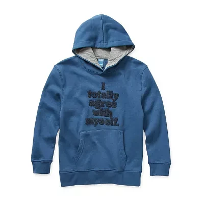 Arizona Little & Big Boys Fleece Lined Fleece Hoodie