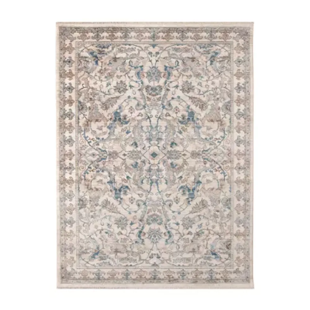 Amer Rugs Raderico Vara Oriental Bordered Indoor Rectangular Accent Rug