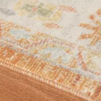 Amer Rugs Bethleham Issa Tropical Bordered Indoor Outdoor Rectangular Accent Rug