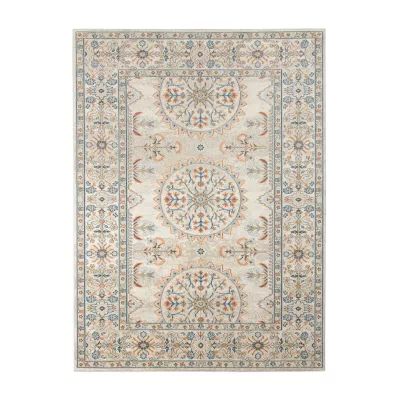 Amer Rugs Bethleham Seia Bordered Indoor Outdoor Rectangular Accent Rug