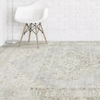 Amer Rugs Cienieka Kae Vintage Medallion Indoor Rectangular Accent Rug