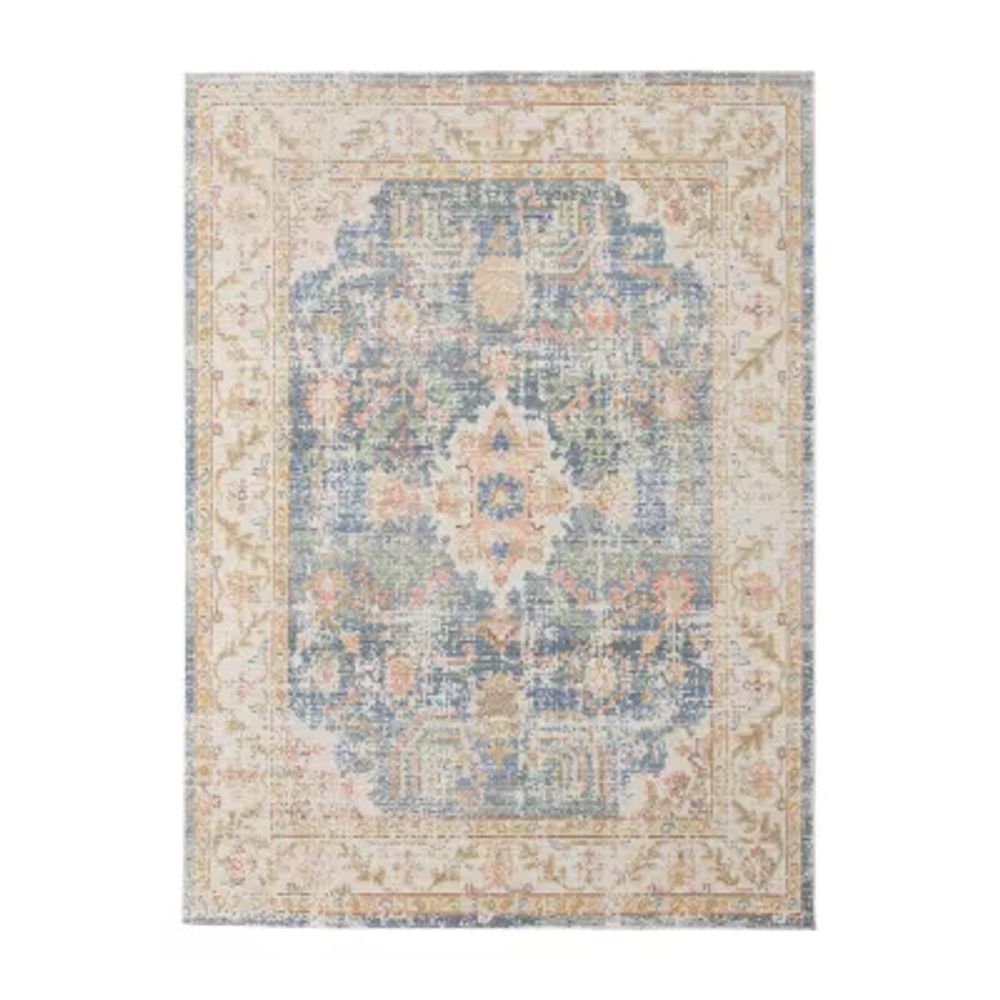 Amer Rugs Cienieka Dia Vintage Bordered Indoor Rectangular Accent Rug